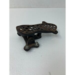 Vintage Cast Iron Industrial Sewing Machine Foot Pedal Treadle Hinged Hardware